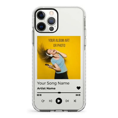 Apple iPhone 12 | 12 Pro / Impact Pro White Phone Case Custom Album Art Phone Case - Stylizedd