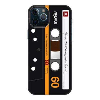 Apple iPhone 13 Pro Max / Snap Classic Phone Case Custom Retro Cassette Tape Phone Case - Stylizedd