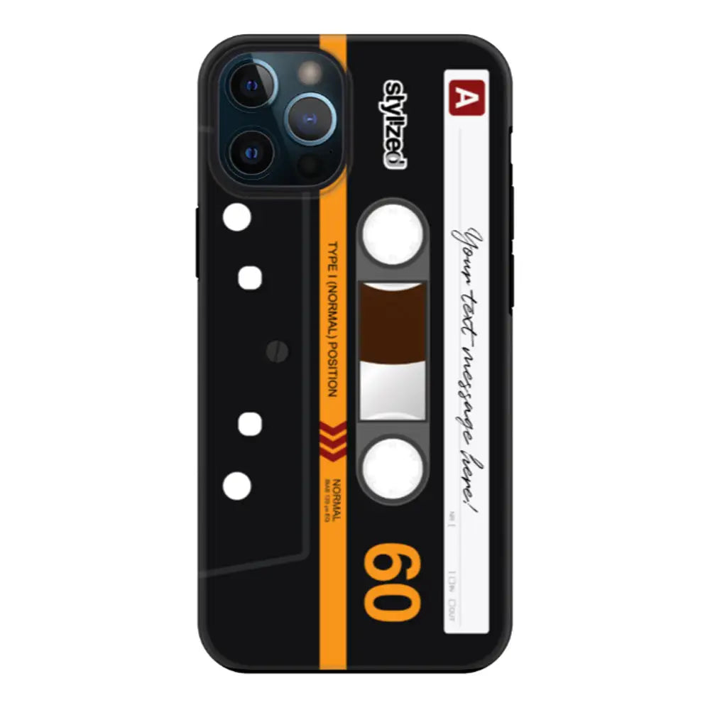 Apple iPhone 13 Pro Max / Tough Pro Phone Case Custom Retro Cassette Tape Phone Case - Stylizedd