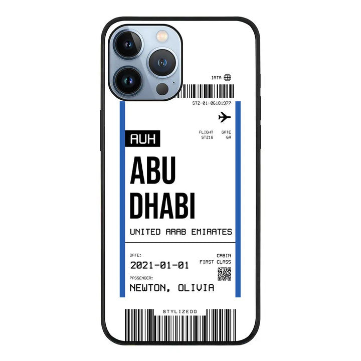 Apple iPhone 13 Pro Max / Tough Pro Custom Flight Boarding Pass Ticket Phone Case - Stylizedd.com
