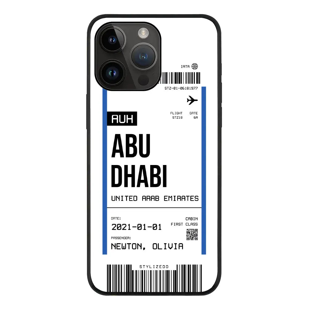 Apple iPhone 14 Pro Max / Tough Pro Custom Flight Boarding Pass Ticket Phone Case - Stylizedd.com