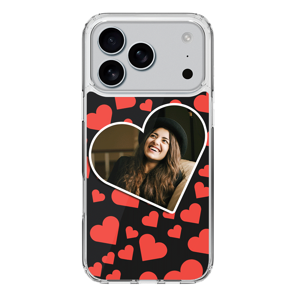 Custom Photo Heart shaped, Phone Case Custom Photo Heart shaped, Phone Case