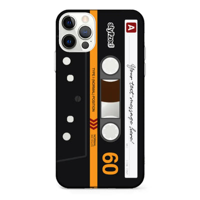 Apple iPhone 11 Pro Max / Clear Classic Phone Case Custom Retro Cassette Tape Phone Case - Stylizedd