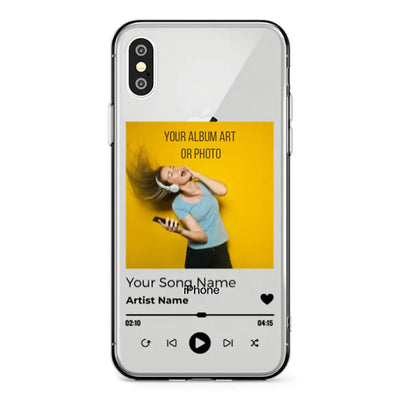 Apple iPhone X / iPhone XS / Clear Classic Phone Case Custom Album Art Phone Case - Stylizedd