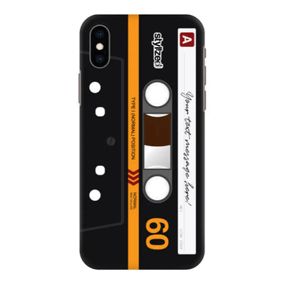 Apple iPhone XS MAX / Snap Classic Phone Case Custom Retro Cassette Tape Phone Case - Stylizedd