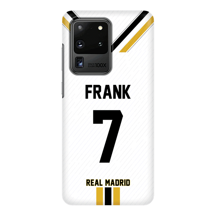 Samsung Galaxy S20 FE 4G 5G / Clear Classic Personalized Football Clubs Jersey Phone Case Custom Name & Number - Samsung S Series - Stylizedd.com