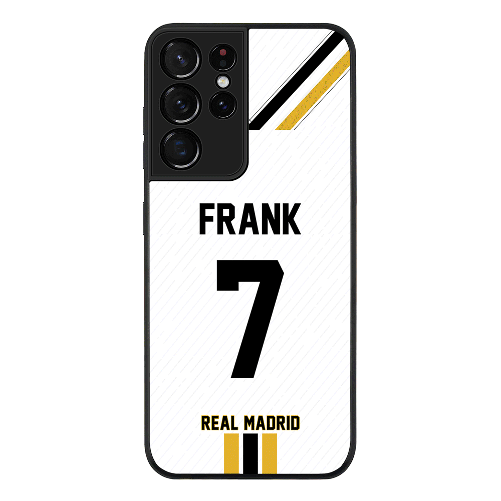 Samsung Galaxy S21 Ultra / Snap Classic Personalized Football Clubs Jersey Phone Case Custom Name & Number - Samsung S Series - Stylizedd.com