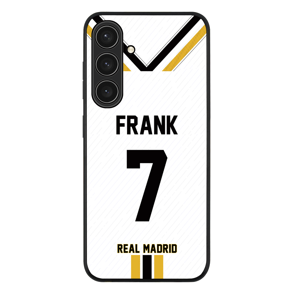 Samsung Galaxy S23 Plus / Rugged Black Personalized Football Clubs Jersey Phone Case Custom Name & Number - Samsung S Series - Stylizedd.com