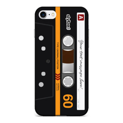 Apple iPhone 6 / 6s / Clear Classic Phone Case Custom Retro Cassette Tape Phone Case - Stylizedd