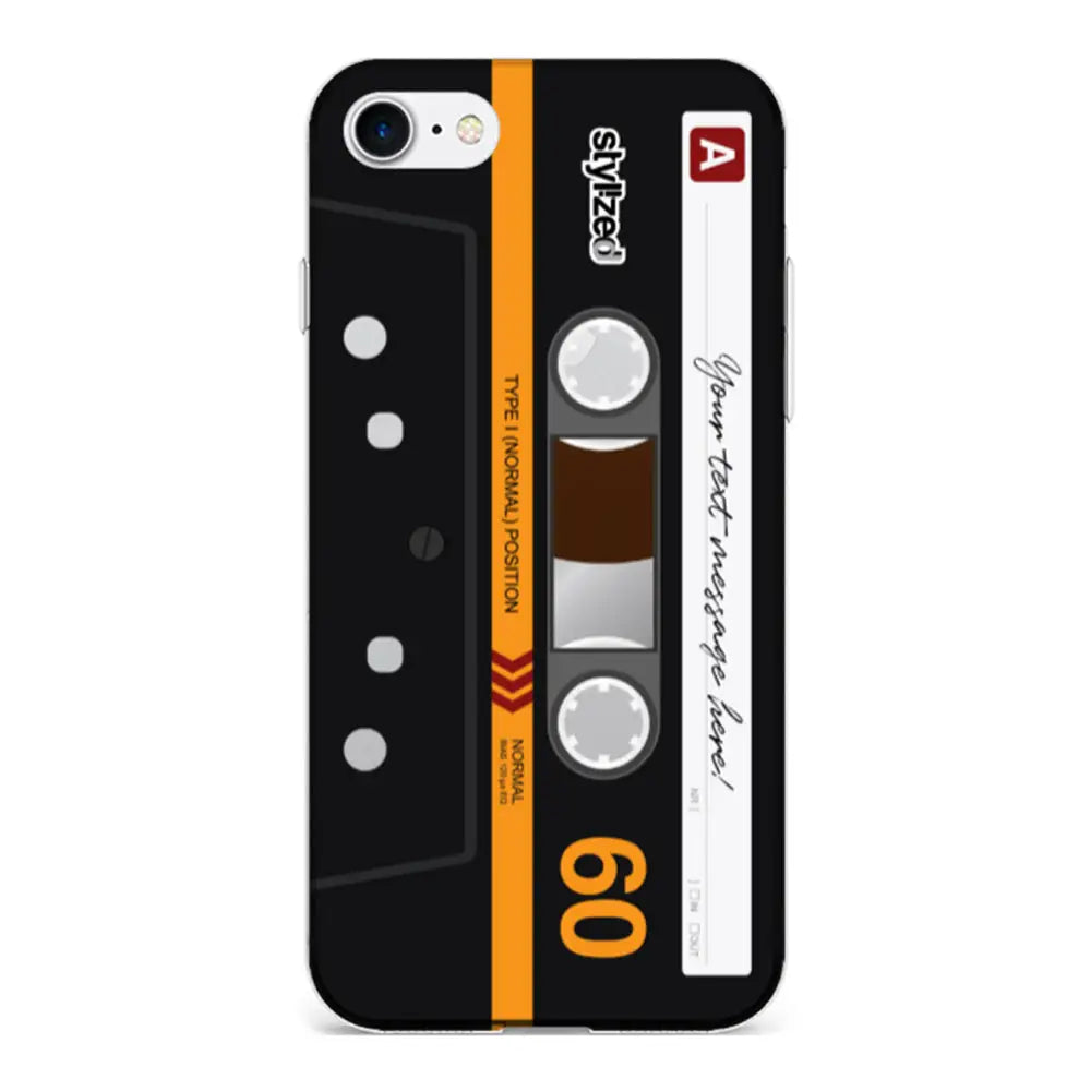 Apple iPhone 6 Plus / 6s Plus / Clear Classic Phone Case Custom Retro Cassette Tape Phone Case - Stylizedd