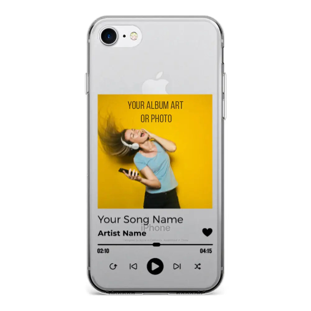 Apple iPhone 7/8/SE (2020) / Clear Classic Phone Case Custom Album Art Phone Case - Stylizedd