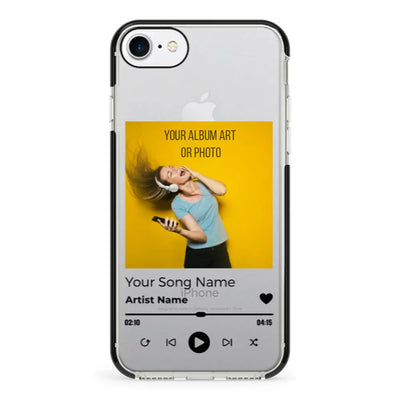 Apple iPhone 7/8/SE (2020) / Impact Pro Black Phone Case Custom Album Art Phone Case - Stylizedd