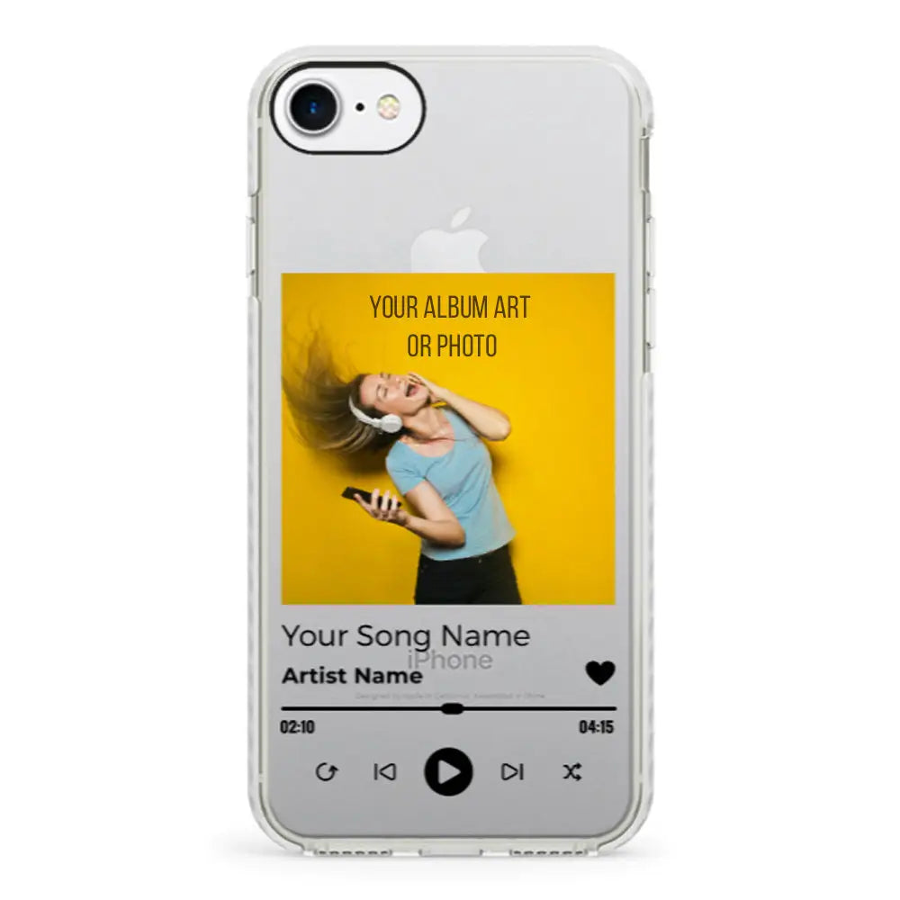 Apple iPhone 7/8/SE (2020) / Impact Pro White Phone Case Custom Album Art Phone Case - Stylizedd