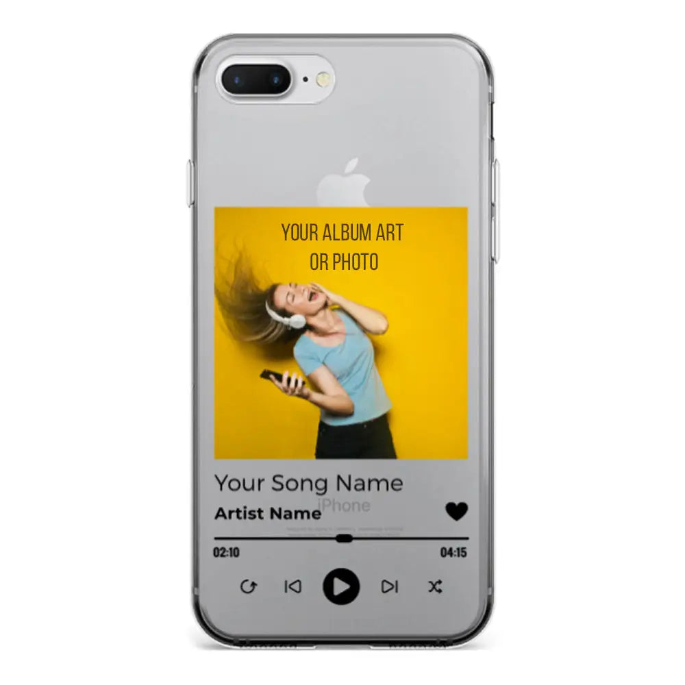Apple iPhone 7 Plus / 8 Plus / Clear Classic Phone Case Custom Album Art Phone Case - Stylizedd