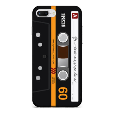 Apple iPhone 7 Plus / 8 Plus / Clear Classic Phone Case Custom Retro Cassette Tape Phone Case - Stylizedd