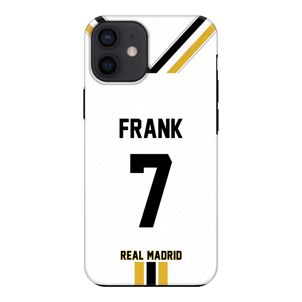 Apple iPhone 12 Mini / Tough Pro Phone Case Personalized Football Clubs Jersey Phone Case Custom Name & Number - Stylizedd