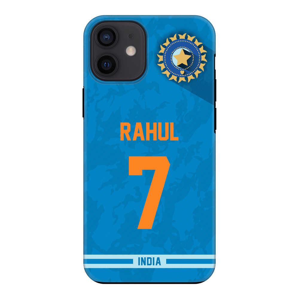 Apple iPhone 12 Mini / Tough Pro Phone Case Personalized Cricket Jersey Phone Case Custom Name & Number - Stylizedd