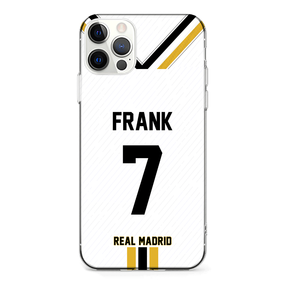 Apple iPhone 12 Pro Max / Clear Classic Phone Case Personalized Football Clubs Jersey Phone Case Custom Name & Number - Stylizedd