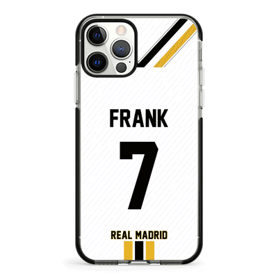 Apple iPhone 12 Pro Max / Impact Pro Black Phone Case Personalized Football Clubs Jersey Phone Case Custom Name & Number - Stylizedd