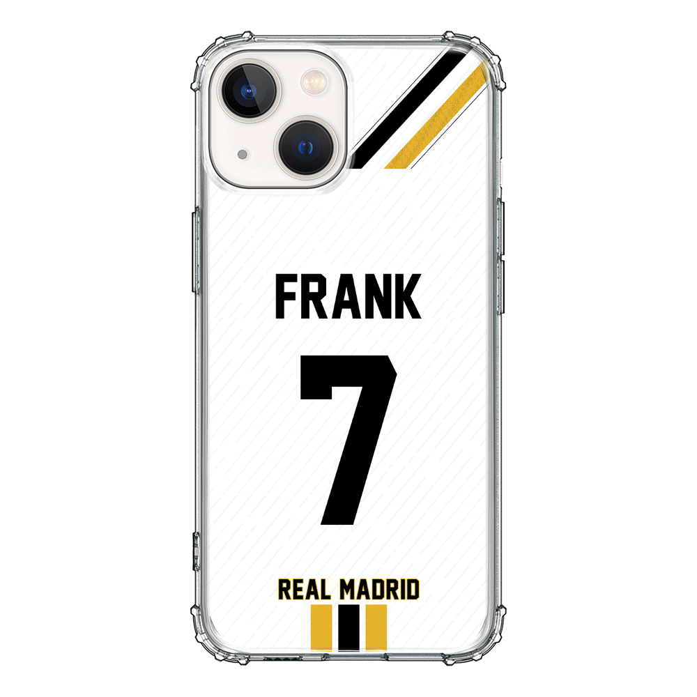 Apple iPhone 13 / Clear Classic Phone Case Personalized Football Clubs Jersey Phone Case Custom Name & Number - Stylizedd