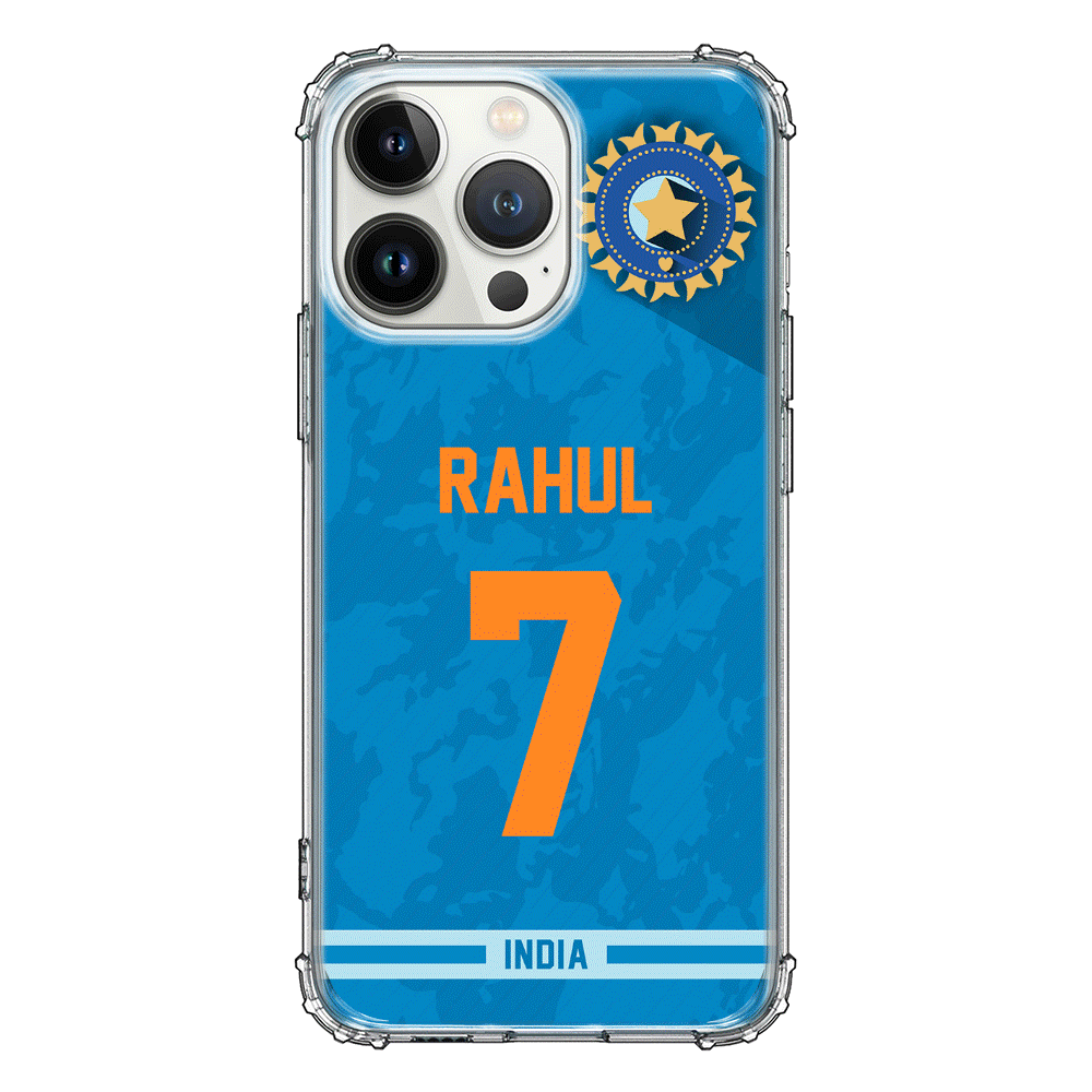 Apple iPhone 13 Pro / Clear Classic Phone Case Personalized Cricket Jersey Phone Case Custom Name & Number - Stylizedd