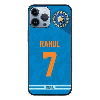 Apple iPhone 13 Pro Max / Rugged Black Phone Case Personalized Cricket Jersey Phone Case Custom Name & Number - Stylizedd