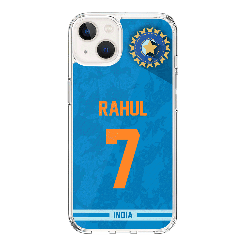 Apple iPhone 15 / Clear Classic Phone Case Personalized Cricket Jersey Phone Case Custom Name & Number - Stylizedd