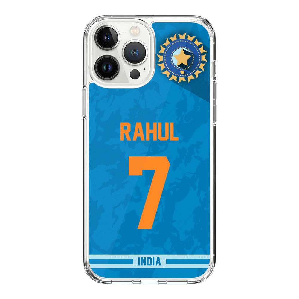 Apple iPhone 15 Pro Max / Clear Classic Phone Case Personalized Cricket Jersey Phone Case Custom Name & Number - Stylizedd