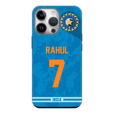 Apple iPhone 15 Pro / Tough Pro Phone Case Personalized Cricket Jersey Phone Case Custom Name & Number - Stylizedd