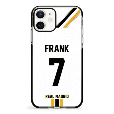 Apple iPhone 11 / Impact Pro Black Phone Case Personalized Football Clubs Jersey Phone Case Custom Name & Number - Stylizedd