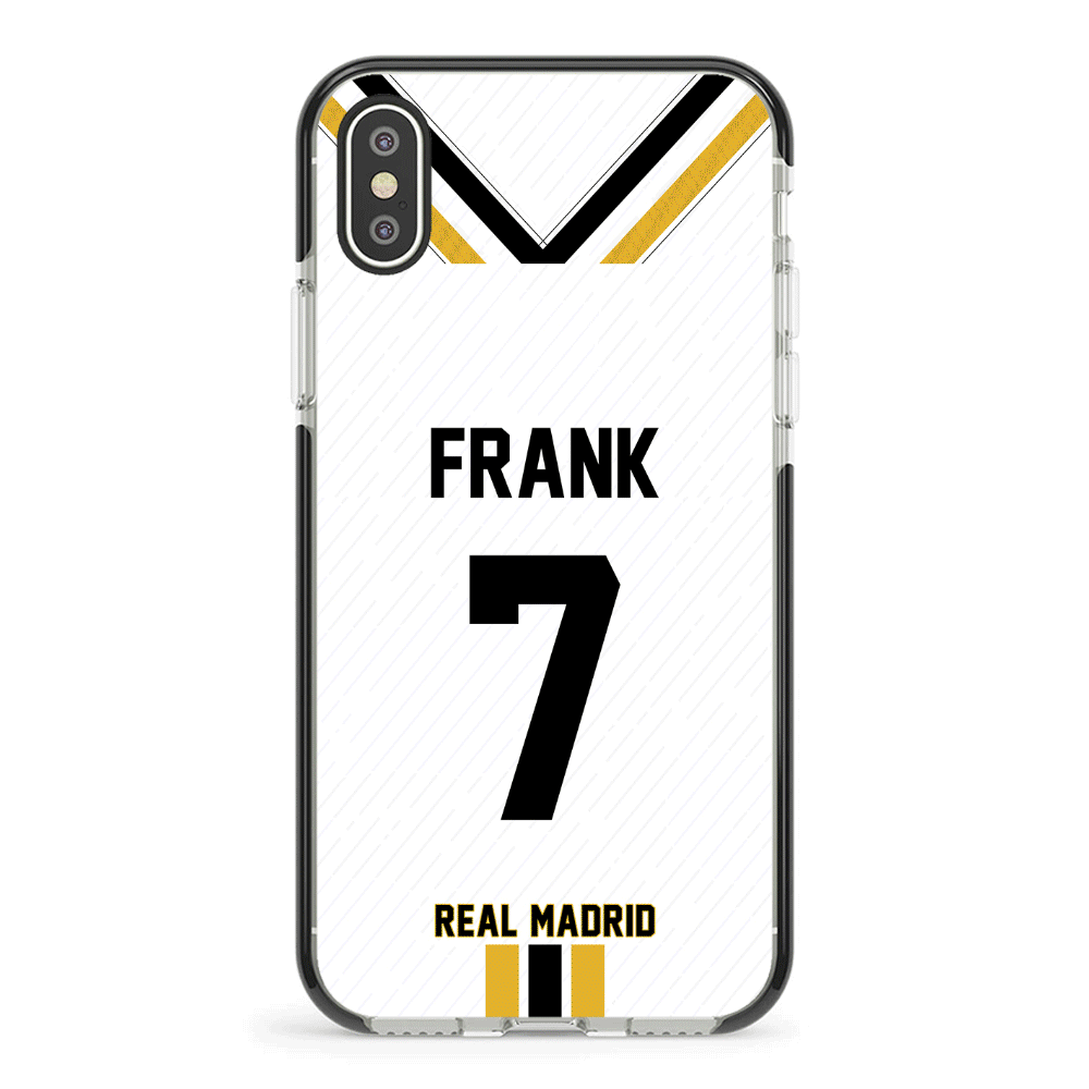Apple iPhone XR / Impact Pro Black Phone Case Personalized Football Clubs Jersey Phone Case Custom Name & Number - Stylizedd