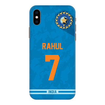 Apple iPhone X / iPhone XS / Snap Classic Phone Case Personalized Cricket Jersey Phone Case Custom Name & Number - Stylizedd