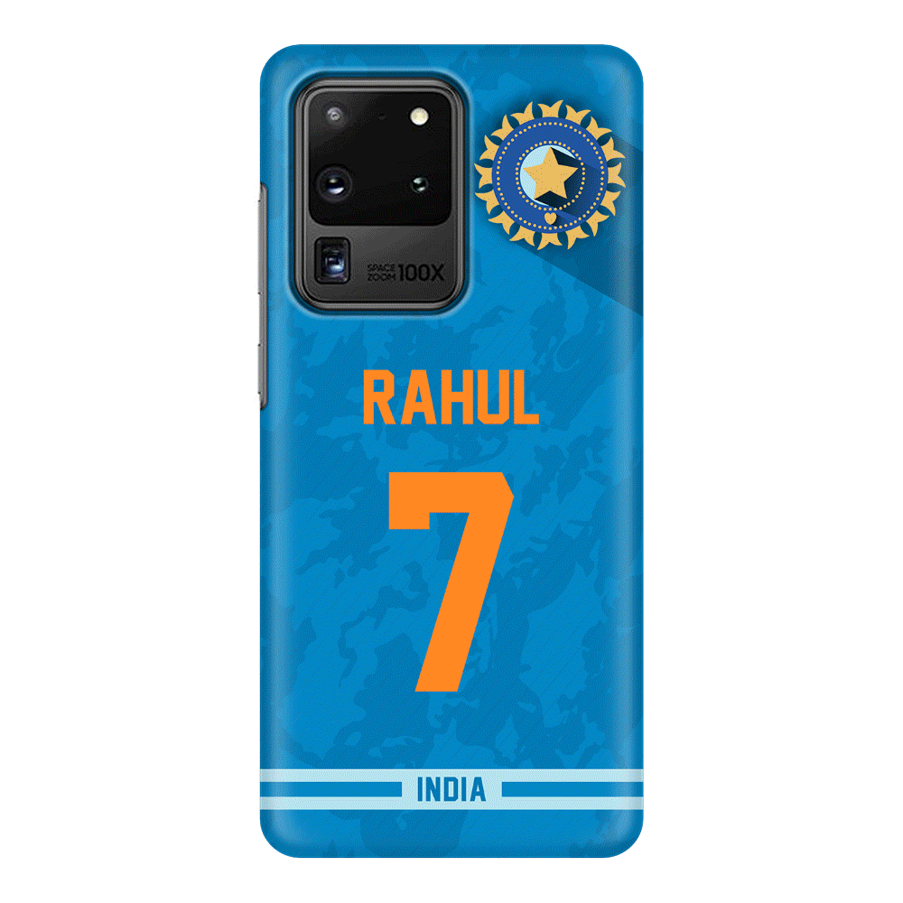 Samsung Galaxy S20 Ultra / Snap Classic Personalized Cricket Jersey Phone Case Custom Name & Number - Samsung S Series - Stylizedd.com