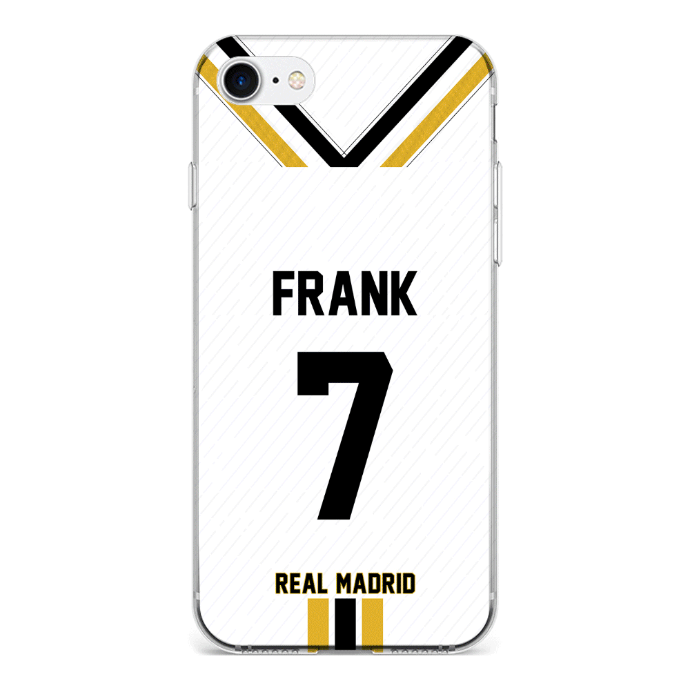 Apple iPhone 7/8/SE (2020) / Clear Classic Phone Case Personalized Football Clubs Jersey Phone Case Custom Name & Number - Stylizedd