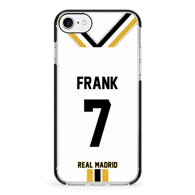Apple iPhone 7/8/SE (2020) / Impact Pro Black Phone Case Personalized Football Clubs Jersey Phone Case Custom Name & Number - Stylizedd