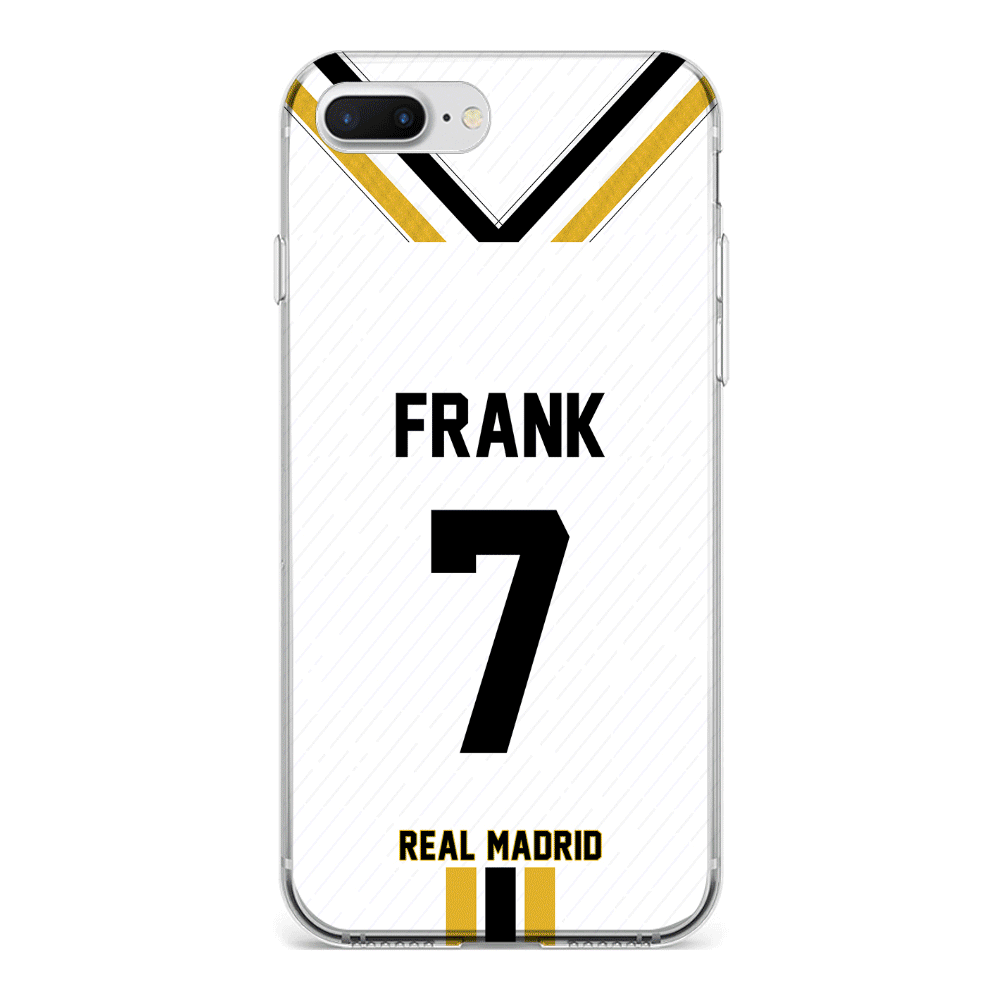 Apple iPhone 7 Plus / 8 Plus / Clear Classic Phone Case Personalized Football Clubs Jersey Phone Case Custom Name & Number - Stylizedd