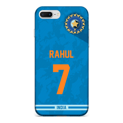 Apple iPhone 7 Plus / 8 Plus / Clear Classic Phone Case Personalized Cricket Jersey Phone Case Custom Name & Number - Stylizedd