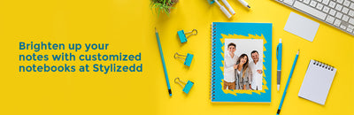 Brighten up your notes with customized notebooks at Stylizedd
