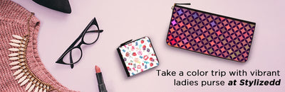 Take a color trip with vibrant women wallets and clutch bag at Stylizedd
