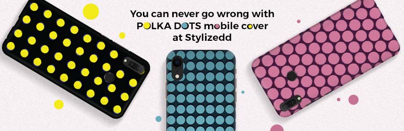Polka dots mobile cover design - Stylizedd