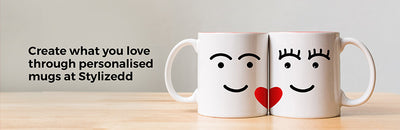 Create what you love through personalised mugs at Stylizedd