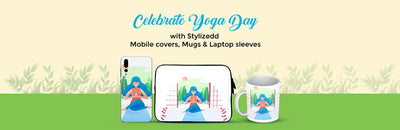 Celebrate International Yoga Day with Stylizedd mobile covers, mugs, and laptop sleeves