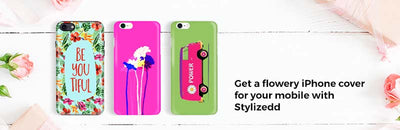 Get a flowery iPhone cover for your mobile with Stylizedd