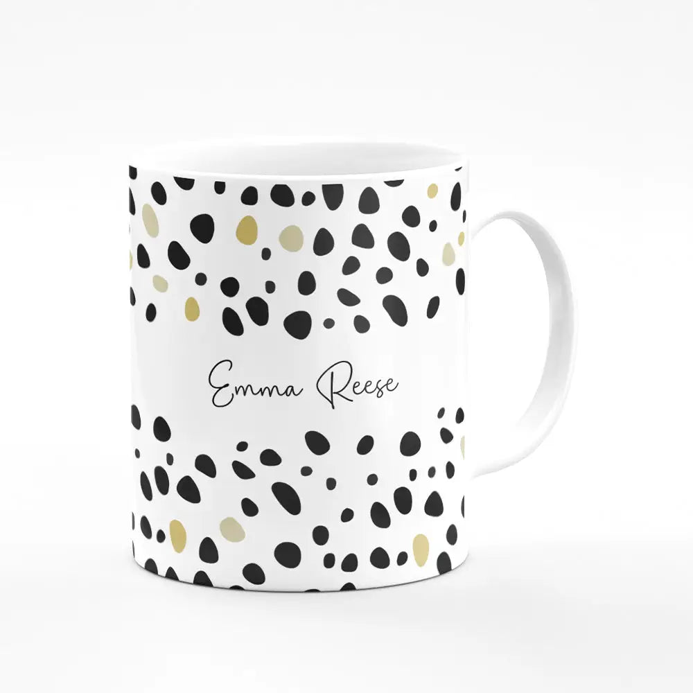 11 Oz Mug Pebble Multi Color Custom Text, My Name Mug - Stylizedd.com