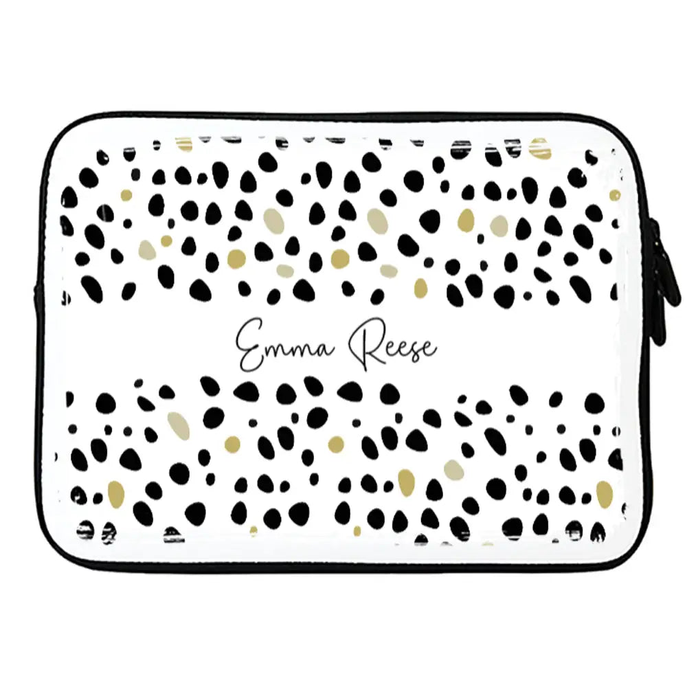 MacBook / Laptop 11"-12" Laptop sleeves Pebble Multi Color Custom Text, My Name Laptop MacBook Sleeve - Stylizedd.com