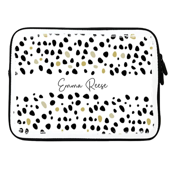 MacBook / Laptop 15"-16" Laptop sleeves Pebble Multi Color Custom Text, My Name Laptop MacBook Sleeve - Stylizedd