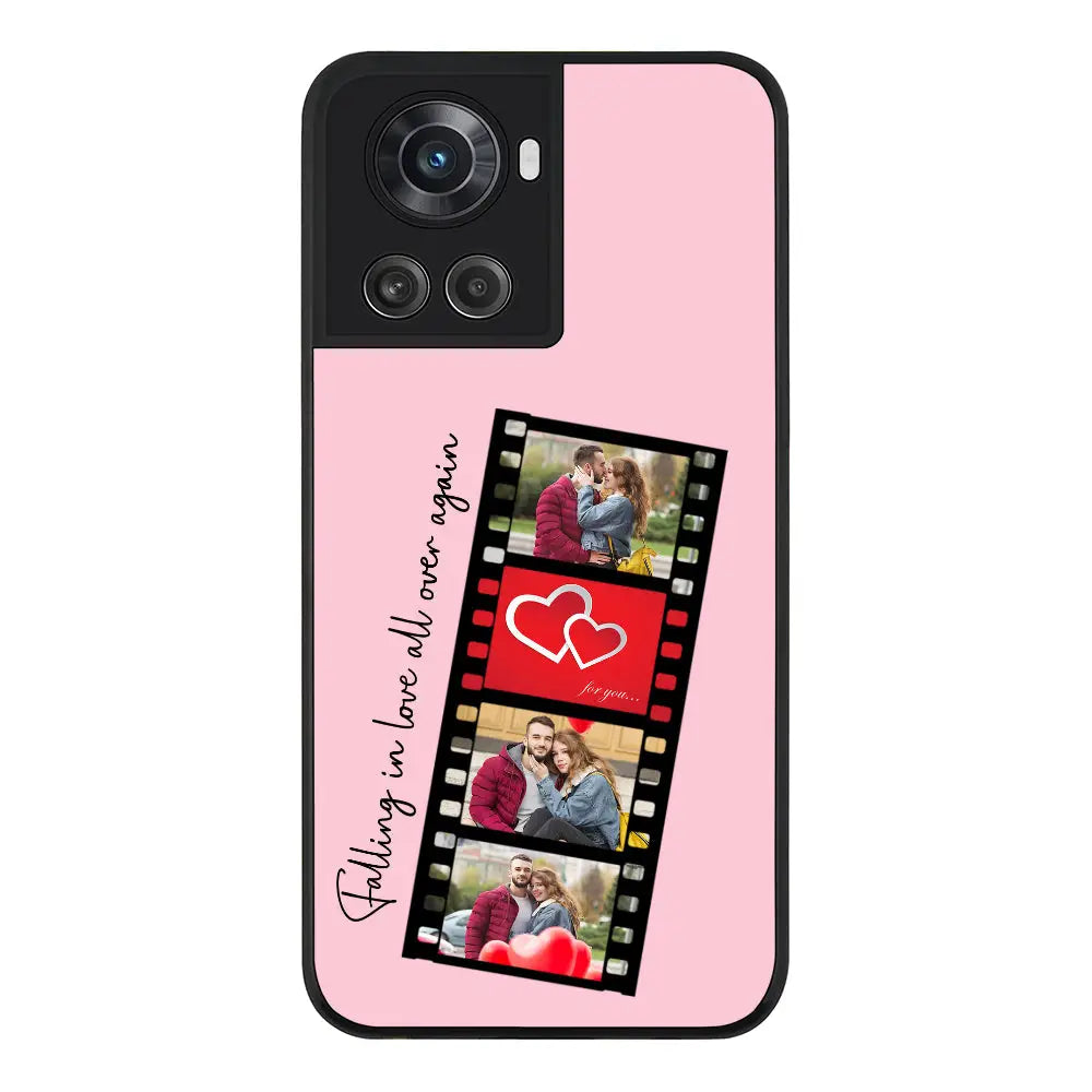 OnePlus 10R 5G / OnePlus Ace 5G / Rugged Black Custom Valentine Photo Film Strips, Phone Case - OnePlus - Stylizedd.com