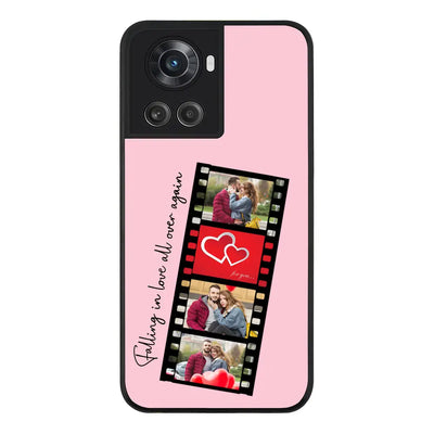 OnePlus 10R 5G / OnePlus Ace 5G / Rugged Black Custom Valentine Photo Film Strips, Phone Case - OnePlus - Stylizedd.com