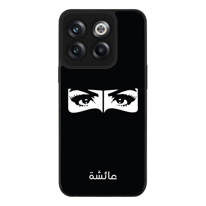 OnePlus 10T / Rugged Black Custom Name Niqabi Eye, Phone Case - OnePlus - Stylizedd.com