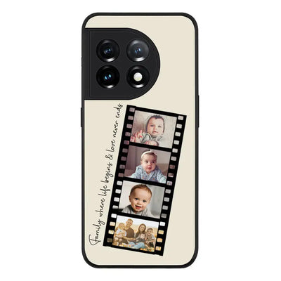 OnePlus 11 5G Rugged Black Custom Film Strips Personalised Movie Strip, Phone Case - OnePlus - Stylizedd.com